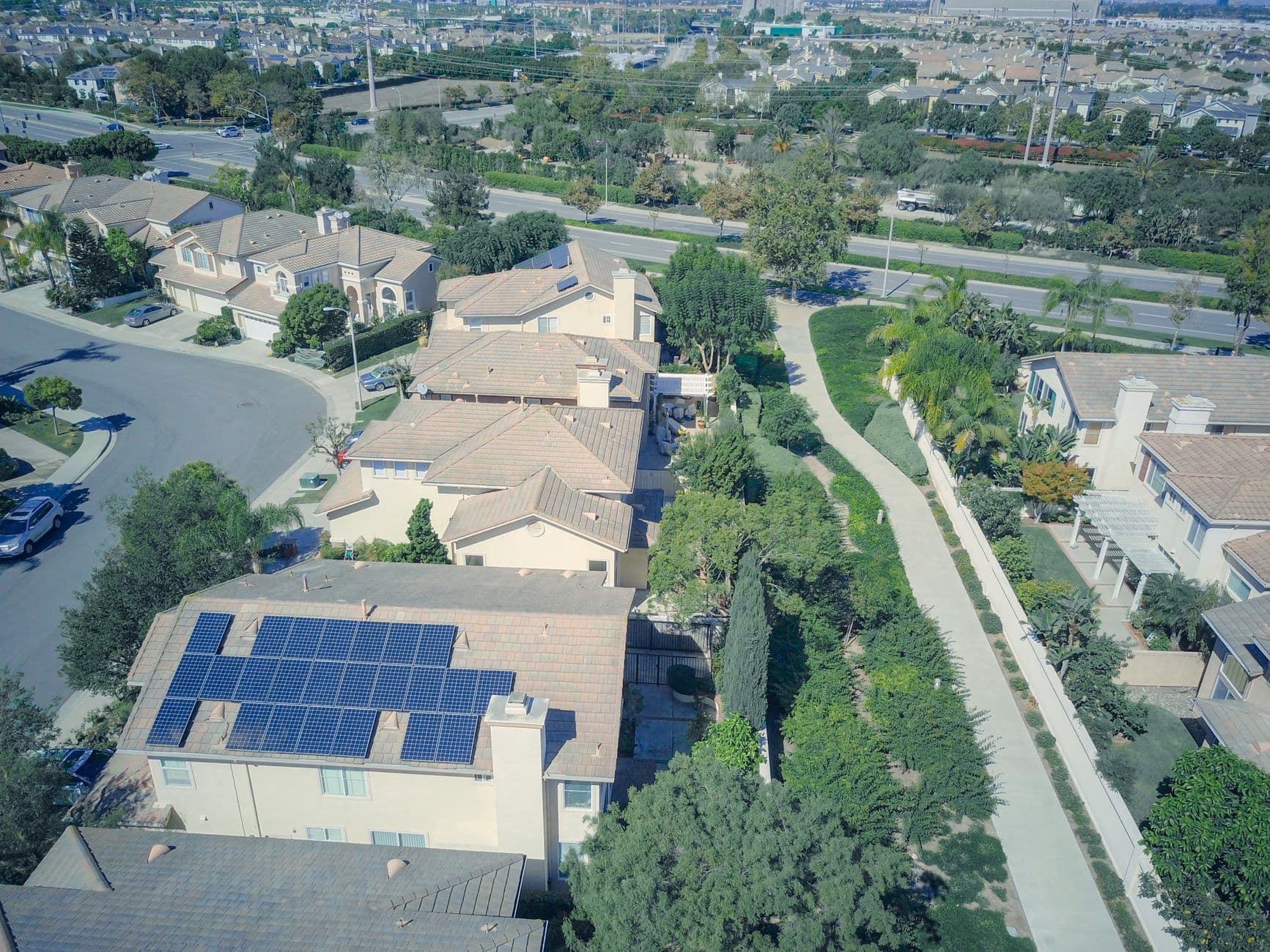 rooftop solar panels