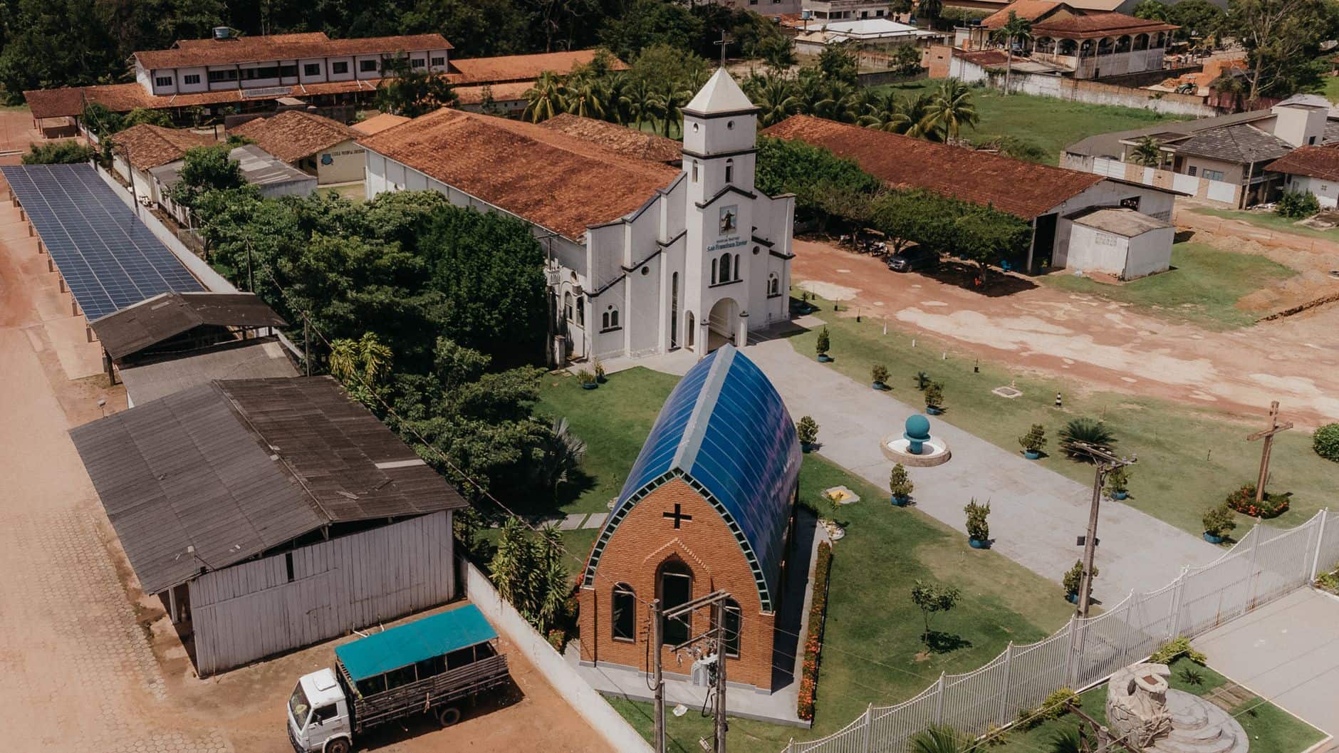 solar panels on rooftops